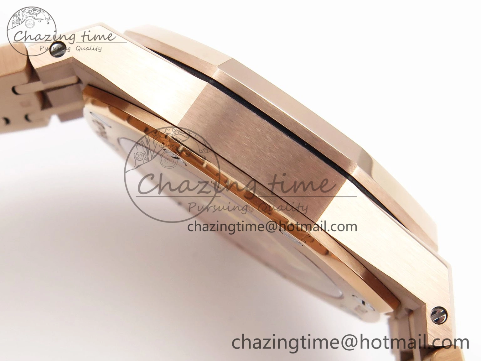 Royal Oak 37mm 15450 RG IPF Best Edition White Dial on RG Bracelet SA3120 Super Clone FastDry 4562