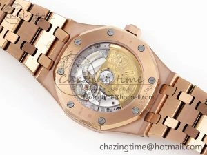 Royal Oak 37mm 15450 RG IPF Best Edition White Dial on RG Bracelet SA3120 Super Clone FastDry 4562