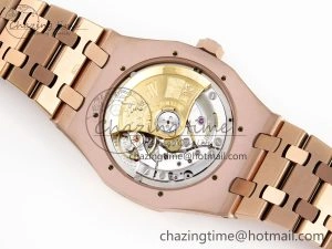 Royal Oak 37mm 15450 RG IPF Best Edition White Dial on RG Bracelet SA3120 Super Clone FastDry 4562