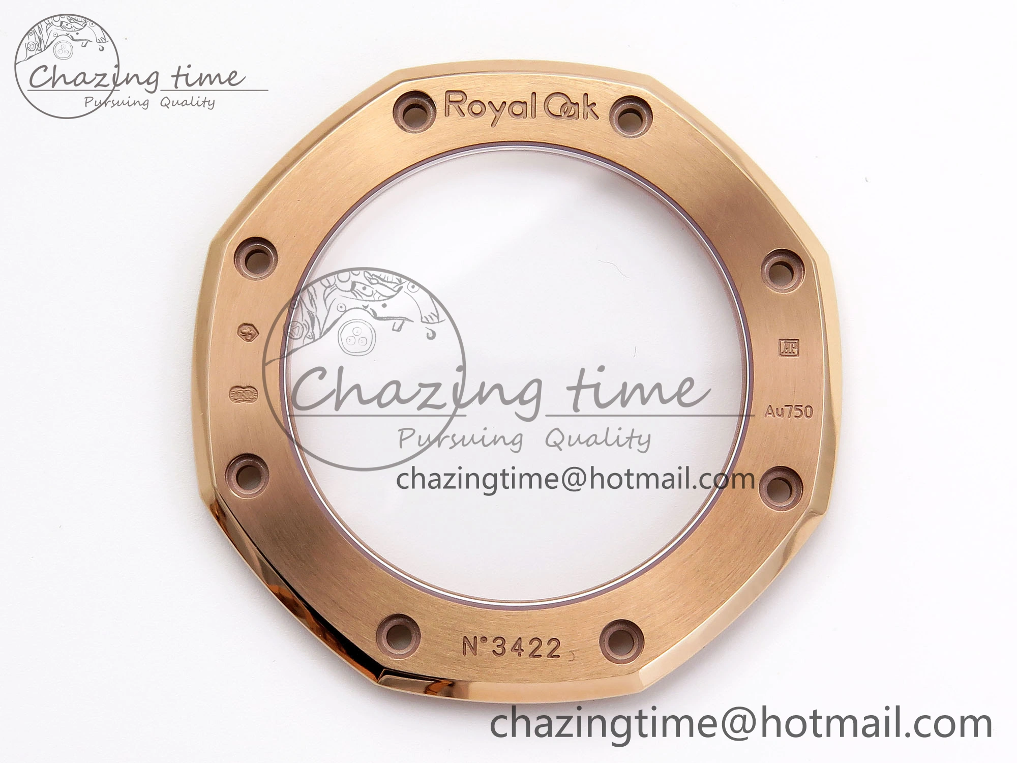 Royal Oak 37mm 15450 RG IPF Best Edition White Dial on RG Bracelet SA3120 Super Clone FastDry 4562