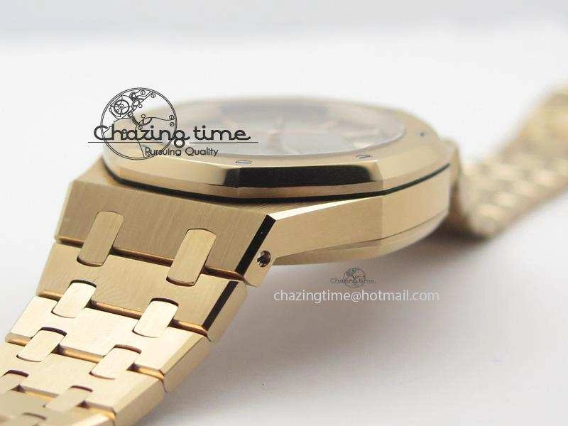 Royal Oak 37mm 15450 RG JF 1:1 Best Edition Gray Dial On RG Bracelet A Supportive 5080