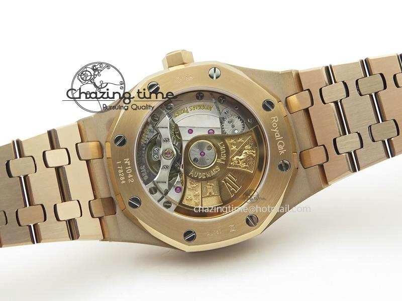 Royal Oak 37mm 15450 RG JF 1:1 Best Edition Gray Dial On RG Bracelet A Supportive 5080