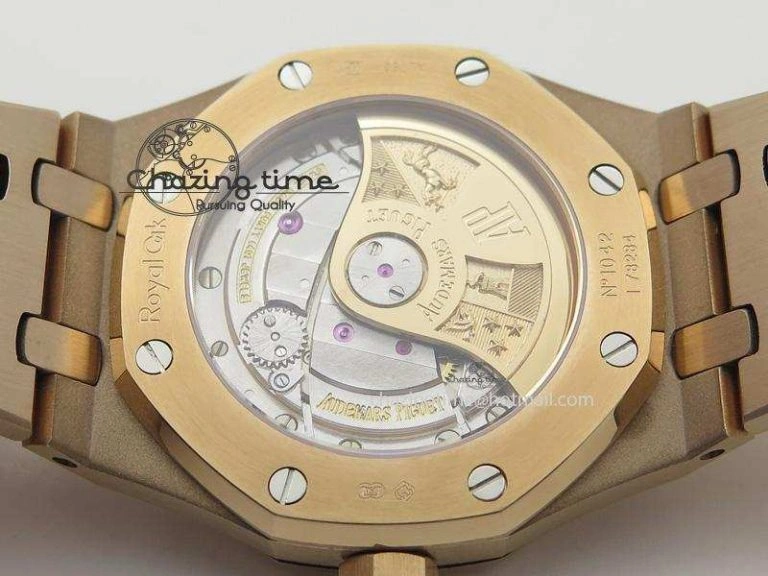 Royal Oak 37mm 15450 RG JF 1:1 Best Edition Gray Dial On RG Bracelet A Supportive 5080