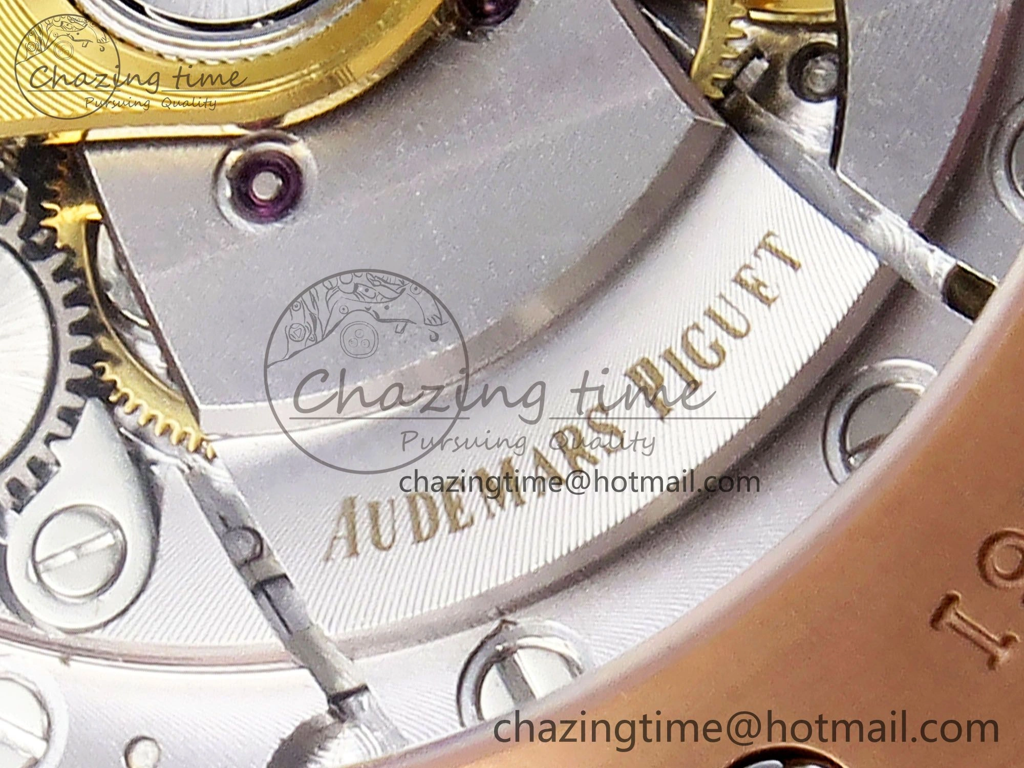 Royal Oak 37mm 15450 RG Rainbow Diamonds Bezel IPF Best Edition RG Dial on RG Bracelet SA3120 Super Clone Sleek 4411