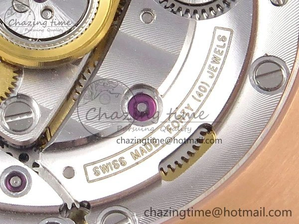 Royal Oak 37mm 15450 RG Rainbow Diamonds Bezel IPF Best Edition RG Dial on RG Bracelet SA3120 Super Clone Sleek 4411