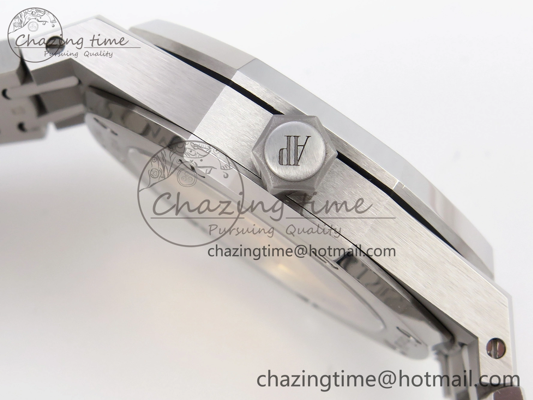 Lightweight Royal Oak 37mm 15450 SS APSF 1:1 Best Edition Blue Textured Dial on SS Bracelet SA3120 Super Clone 4565