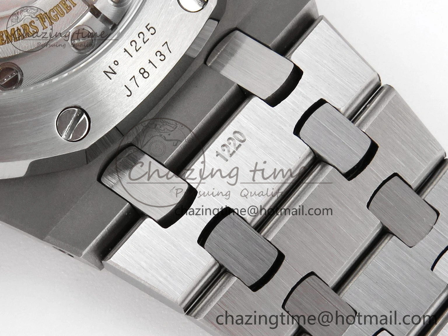 Lightweight Royal Oak 37mm 15450 SS APSF 1:1 Best Edition Blue Textured Dial on SS Bracelet SA3120 Super Clone 4565