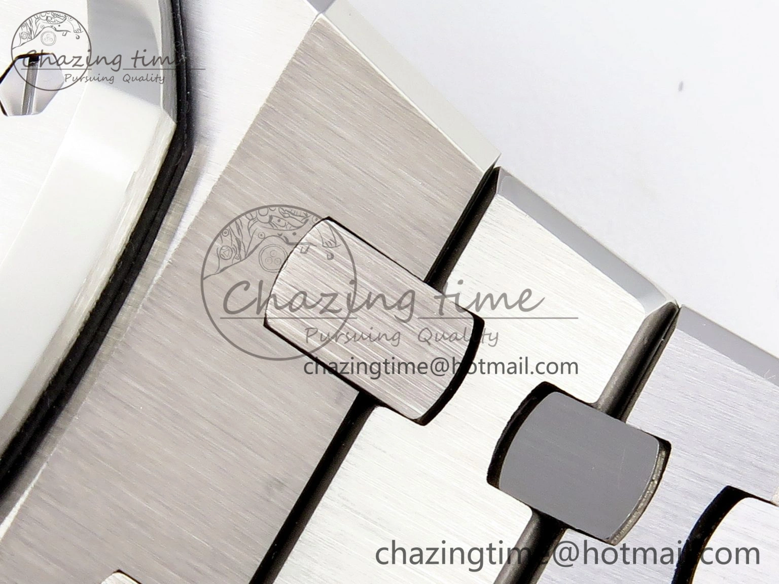 Thermal Royal Oak 37mm 15450 SS APSF 1:1 Best Edition White Textured Dial on SS Bracelet SA3120 Super Clone 4567
