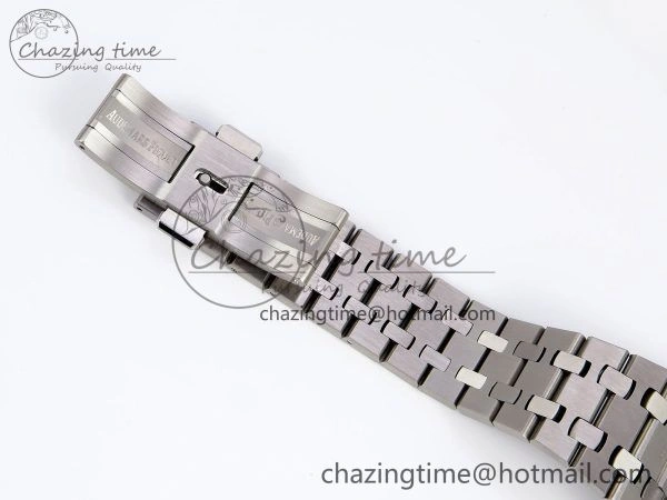 Royal Oak 37mm 15450 SS Diamonds Bezel IPF Best Edition Blue Dial on SS Bracelet SA3120 Super Clone TimelessDesign 4417