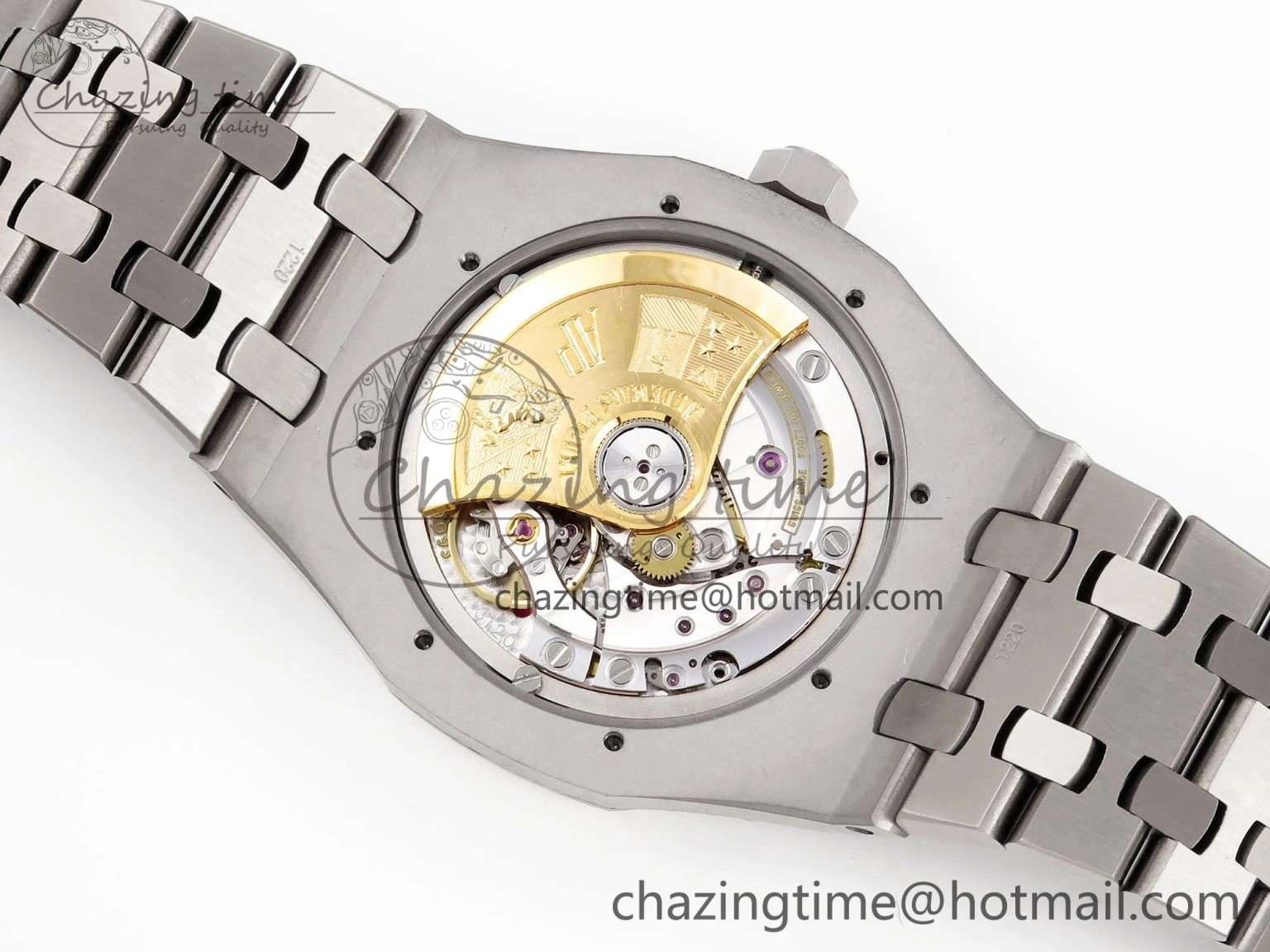 Contemporary Royal Oak 37mm 15450 SS IPF Best Edition Blue Dial on SS Bracelet SA3120 Super Clone 4563