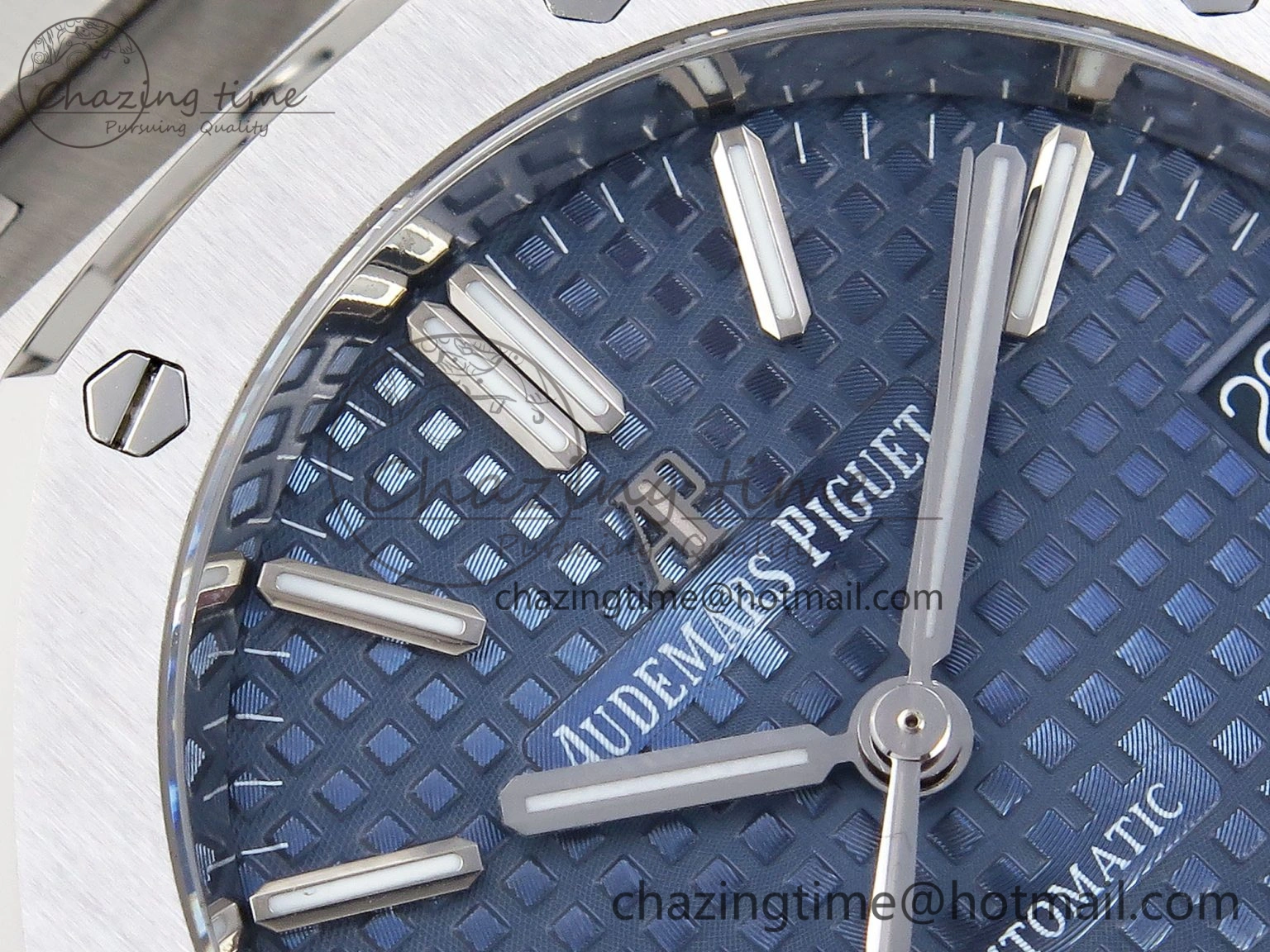 Contemporary Royal Oak 37mm 15450 SS IPF Best Edition Blue Dial on SS Bracelet SA3120 Super Clone 4563