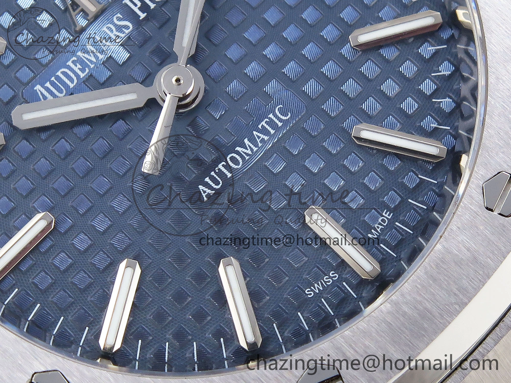 Contemporary Royal Oak 37mm 15450 SS IPF Best Edition Blue Dial on SS Bracelet SA3120 Super Clone 4563