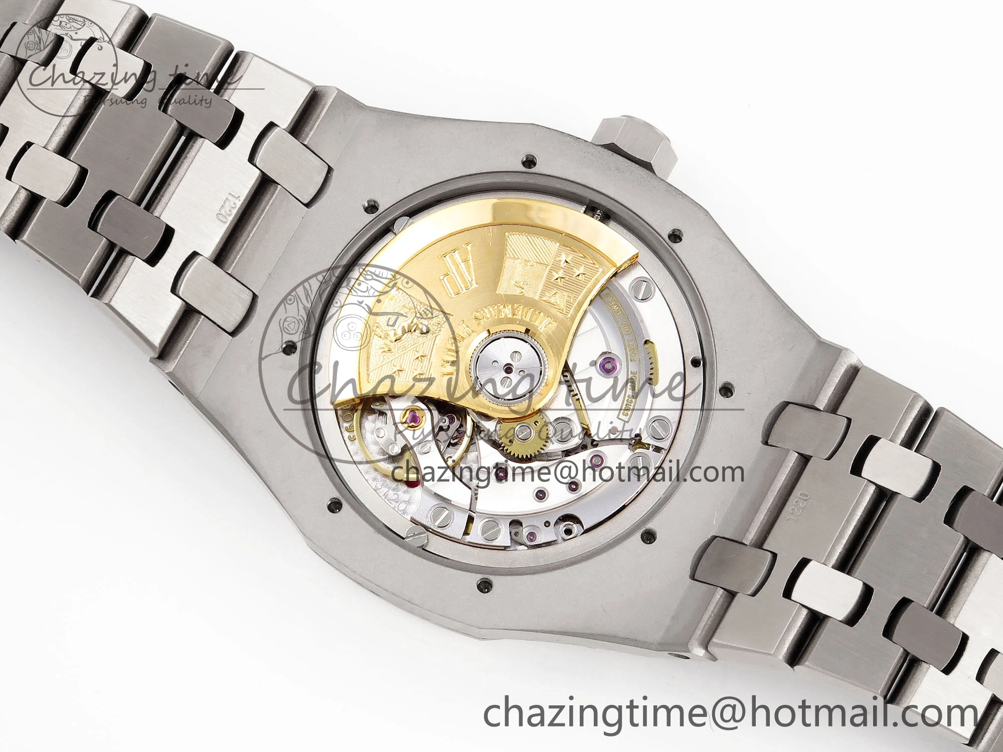 Royal Oak 37mm 15450 SS IPF Best Edition Gray Dial on SS Bracelet SA3120 Super Clone FreshLook 4560