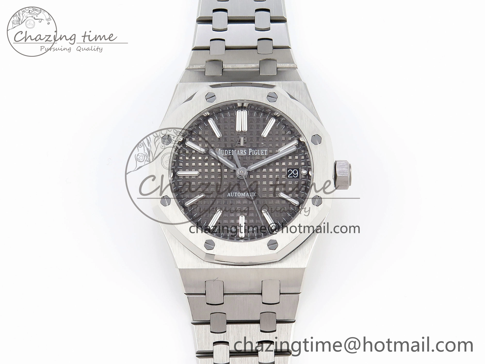 Royal Oak 37mm 15450 SS IPF Best Edition Gray Dial on SS Bracelet SA3120 Super Clone FreshLook 4560