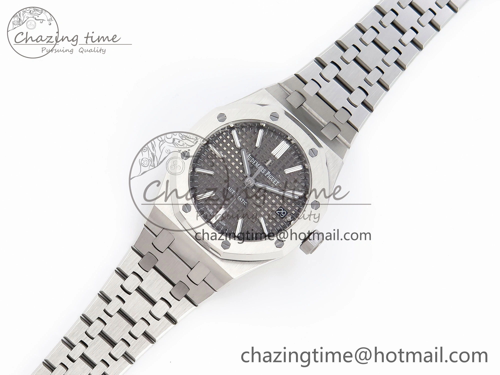 Royal Oak 37mm 15450 SS IPF Best Edition Gray Dial on SS Bracelet SA3120 Super Clone FreshLook 4560