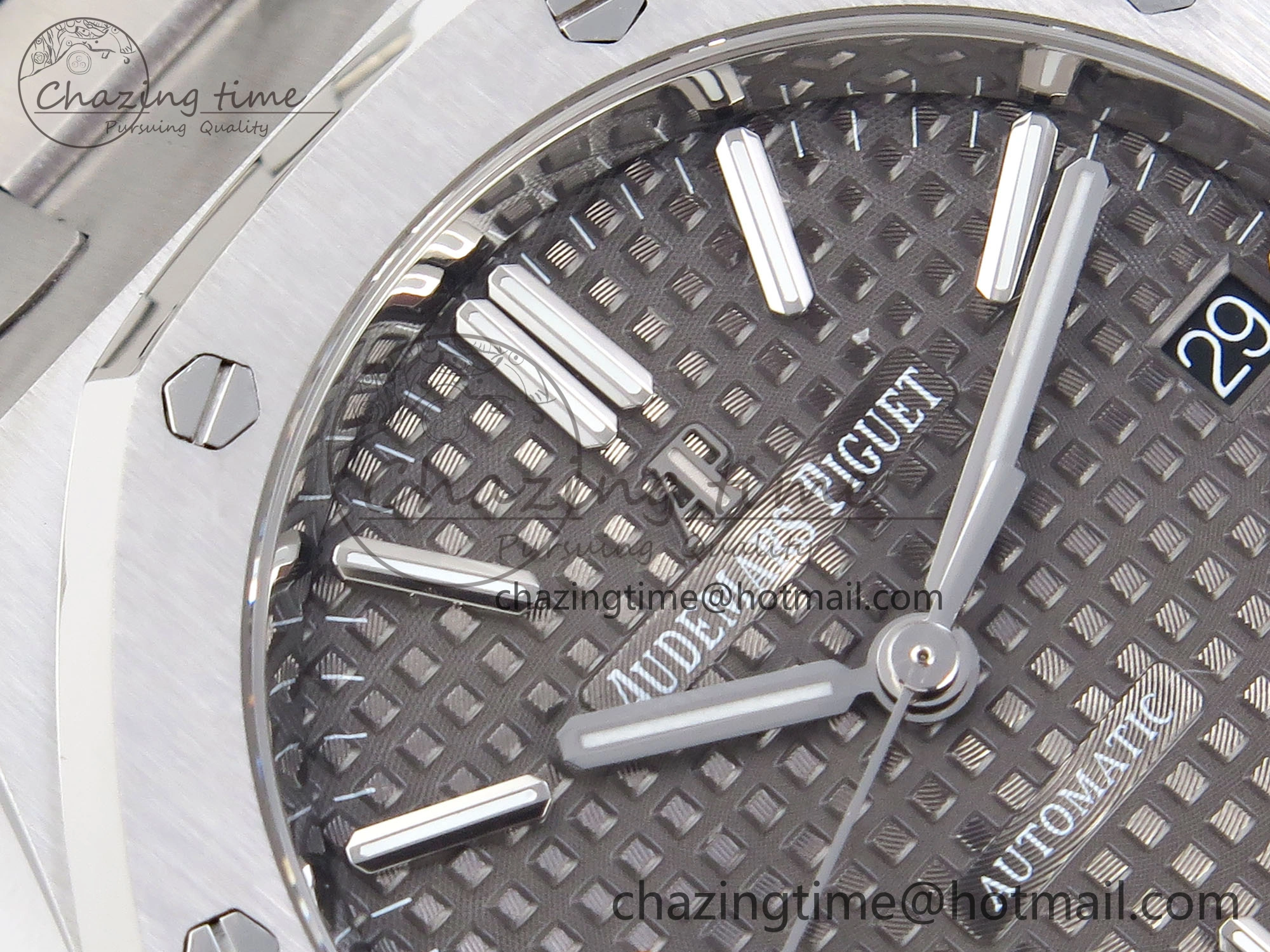 Royal Oak 37mm 15450 SS IPF Best Edition Gray Dial on SS Bracelet SA3120 Super Clone FreshLook 4560