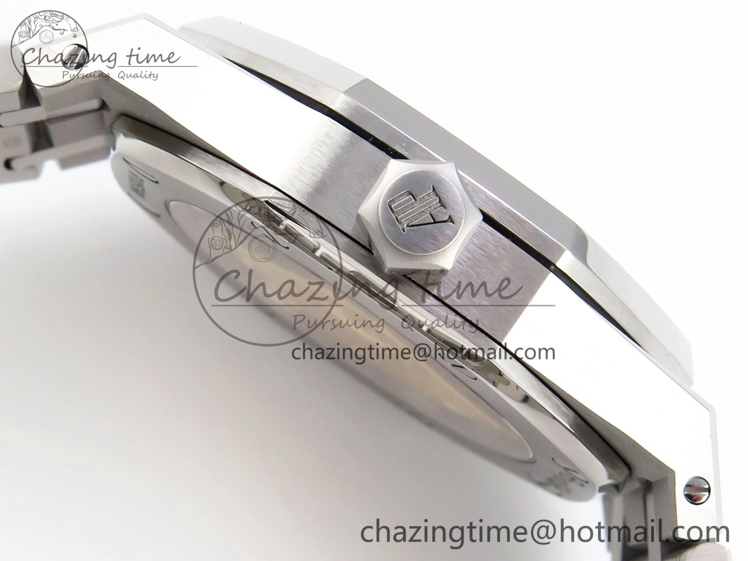 HighPerformance Royal Oak 37mm 15450 SS IPF Best Edition White Dial on SS Bracelet SA3120 Super Clone 4561