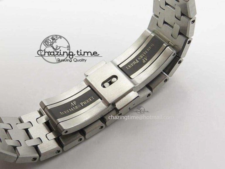 Comfortable Royal Oak 37mm 15450 SS JF 1:1 Best Edition Black Dial On SS Bracelet A 5098