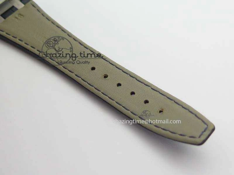 Royal Oak 37mm 15450 SS JF 1:1 Best Edition Blue Dial On Blue Leather Strap A Trendy 5062