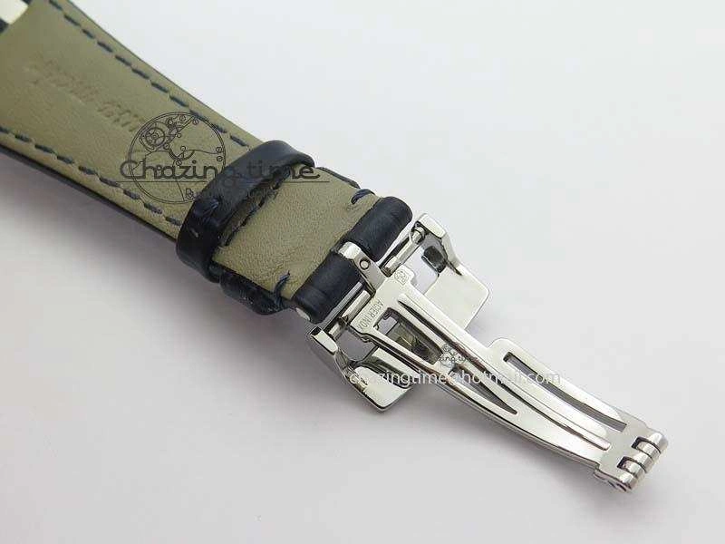 Royal Oak 37mm 15450 SS JF 1:1 Best Edition Blue Dial On Blue Leather Strap A Trendy 5062