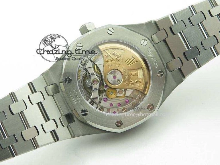 Lightweight Royal Oak 37mm 15450 SS JF 1:1 Best Edition Blue Dial On SS Bracelet A 5096
