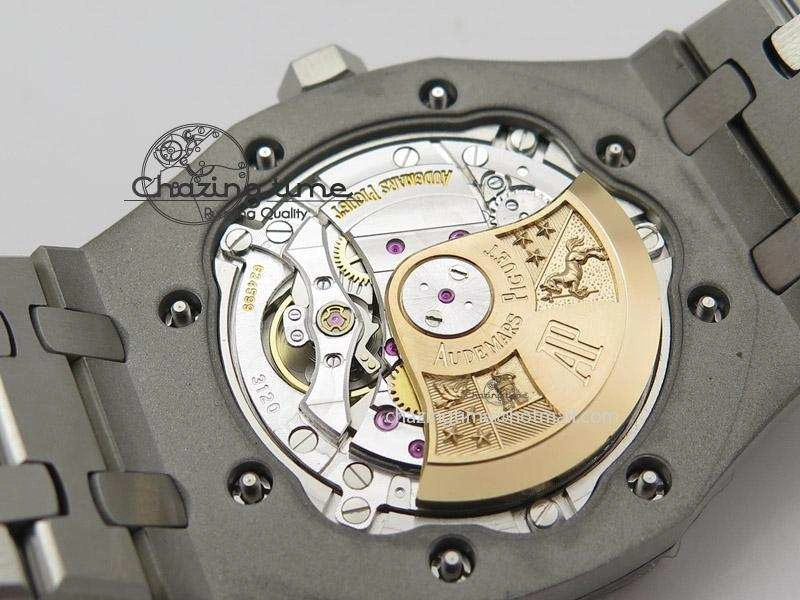Lightweight Royal Oak 37mm 15450 SS JF 1:1 Best Edition Blue Dial On SS Bracelet A 5096