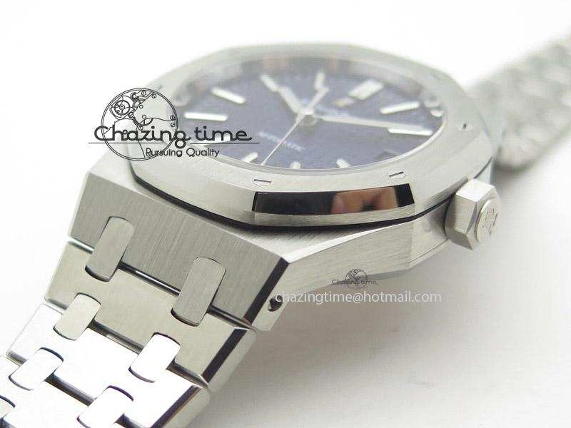 Lightweight Royal Oak 37mm 15450 SS JF 1:1 Best Edition Blue Dial On SS Bracelet A 5096