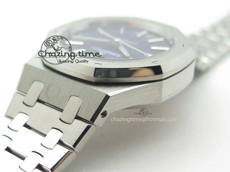Lightweight Royal Oak 37mm 15450 SS JF 1:1 Best Edition Blue Dial On SS Bracelet A 5096