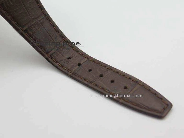 ComfortFit Royal Oak 37mm 15450 SS JF 1:1 Best Edition Silver Dial On Brown Leather Strap A 5063