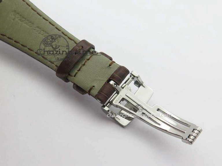 ComfortFit Royal Oak 37mm 15450 SS JF 1:1 Best Edition Silver Dial On Brown Leather Strap A 5063