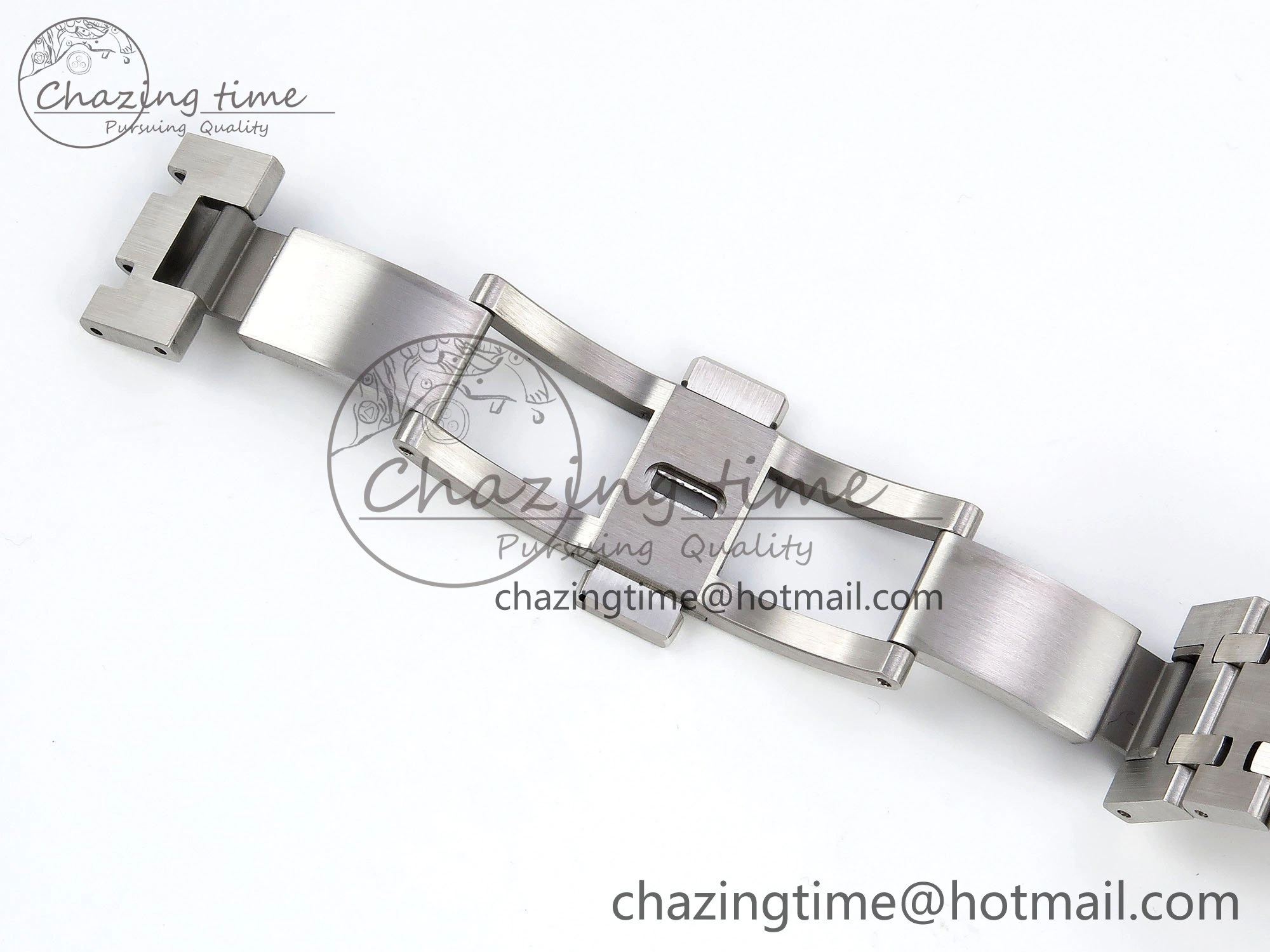 Sporty Royal Oak 37mm 15450 SS ZF 1:1 Best Edition Blue Textured Dial on SS Bracelet SA3120 Super Clone 4444