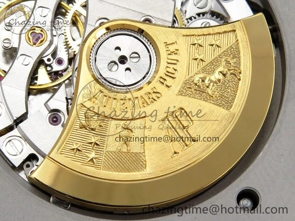 Royal Oak 37mm 15450 SS ZF 1:1 Best Edition Gray Textured Dial on SS Bracelet SA3120 Super Clone Contemporary 4443