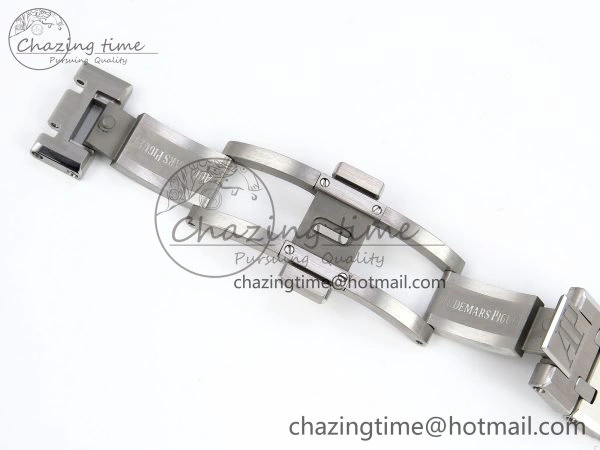 Royal Oak 37mm 15450 SS ZF 1:1 Best Edition Gray Textured Dial on SS Bracelet SA3120 Super Clone Contemporary 4443