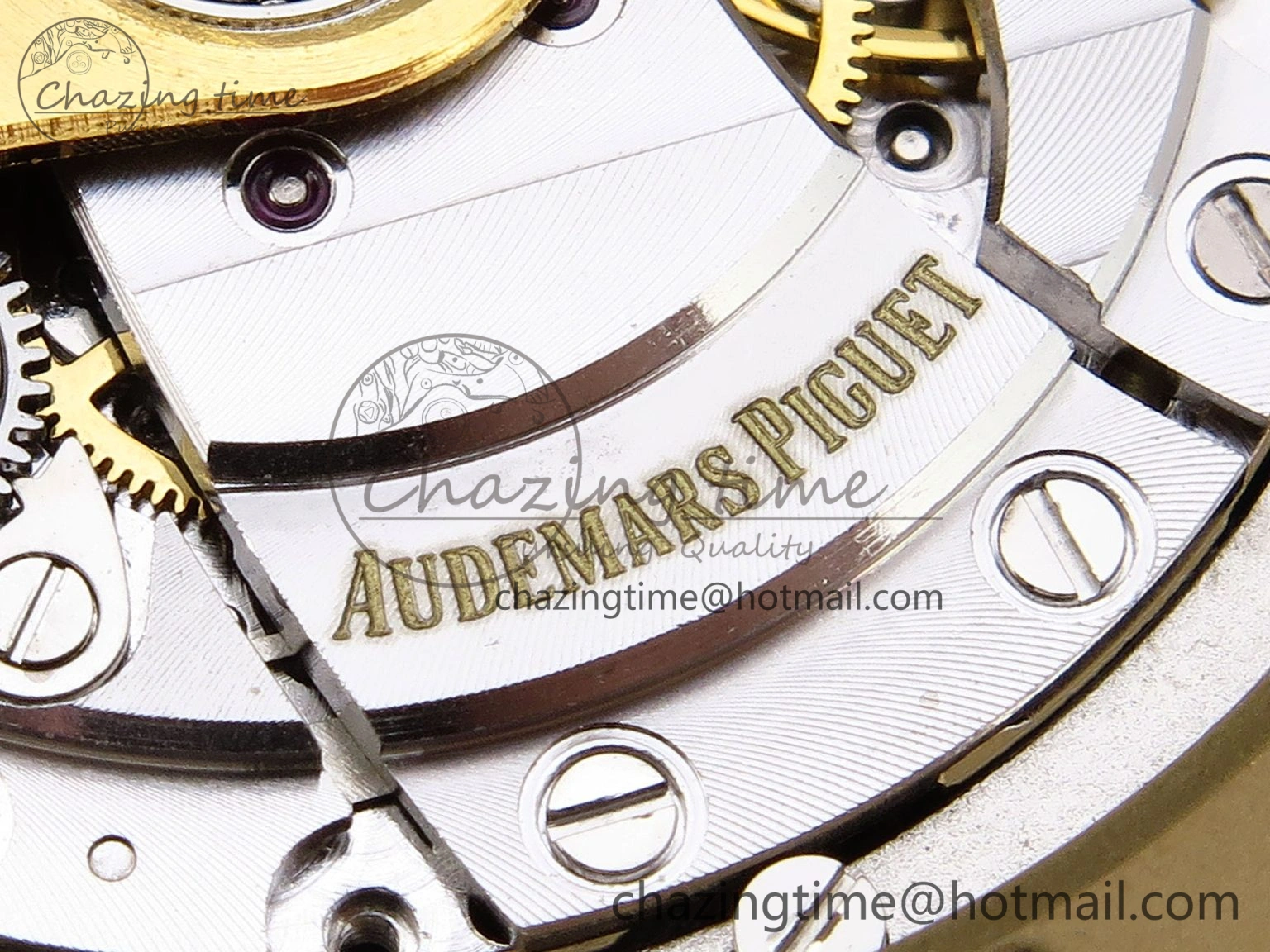 Royal Oak 37mm 15450 YG IPF Best Edition White Dial on YG Bracelet SA3120 Super Clone Casual 4566