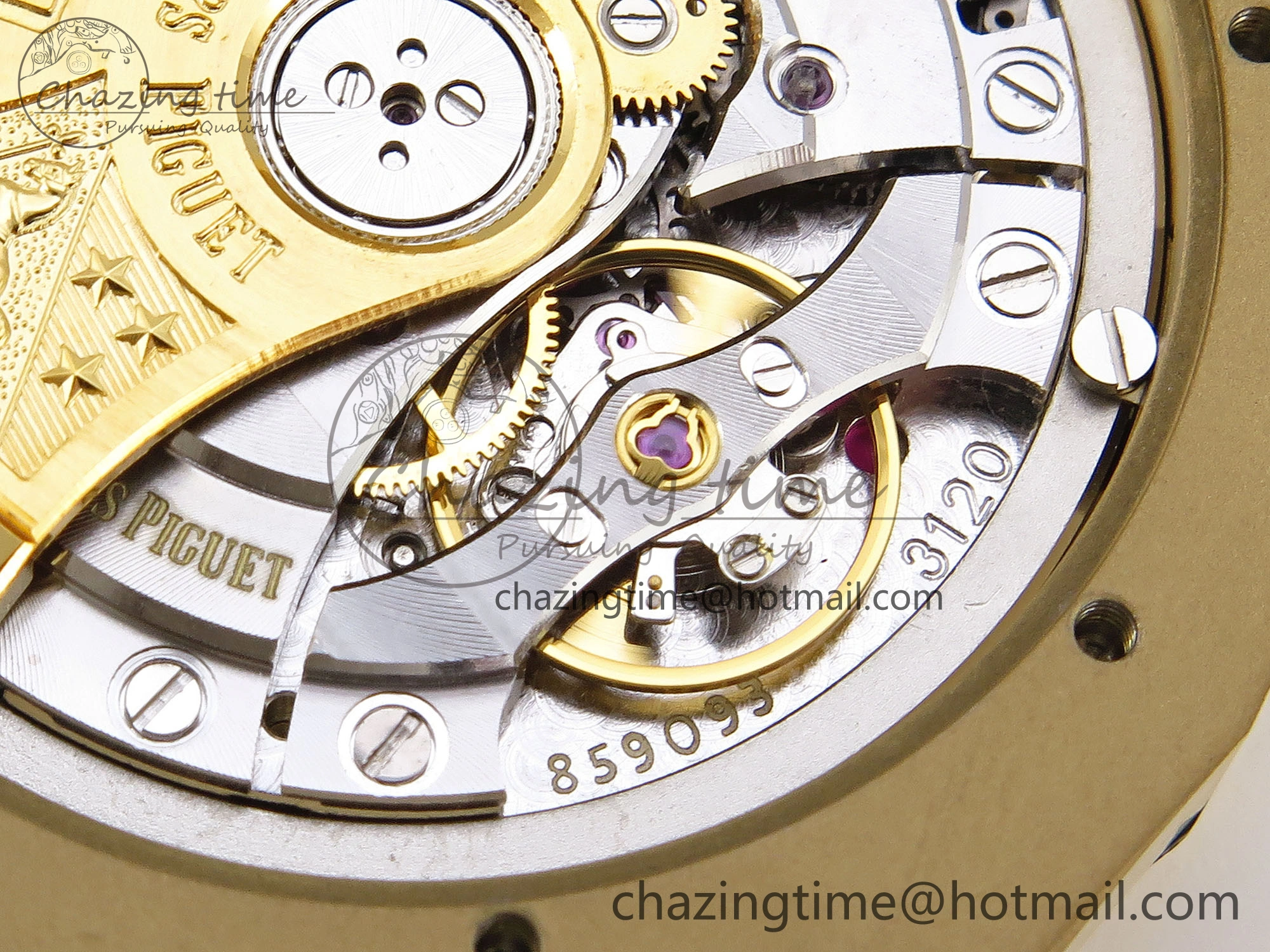 Royal Oak 37mm 15450 YG IPF Best Edition White Dial on YG Bracelet SA3120 Super Clone Casual 4566