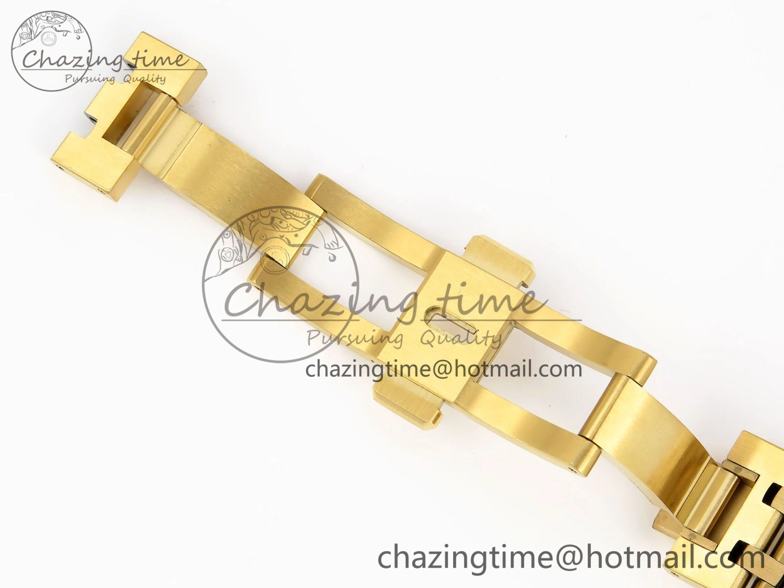 Royal Oak 37mm 15450 YG IPF Best Edition White Dial on YG Bracelet SA3120 Super Clone Casual 4566