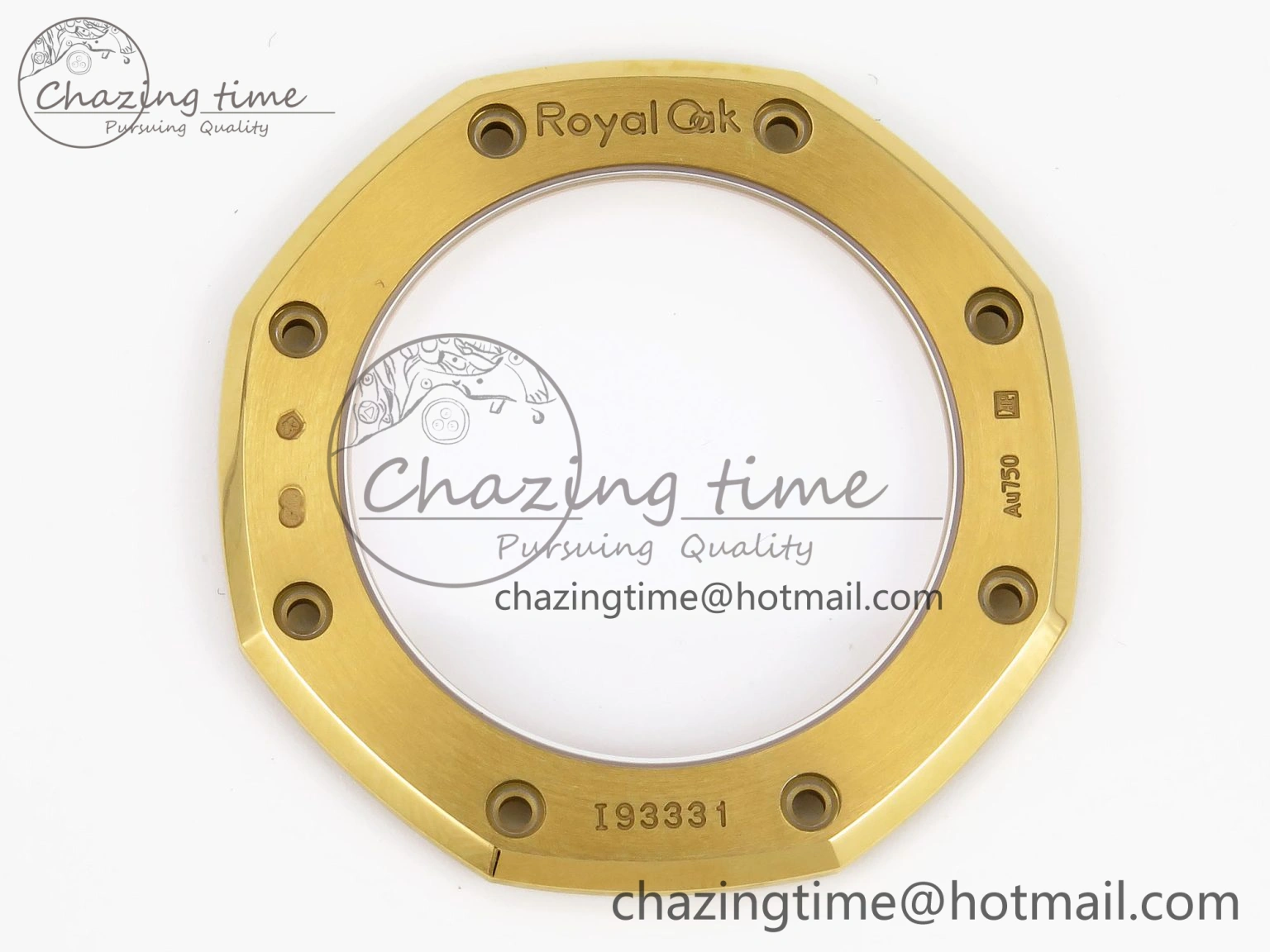 Royal Oak 37mm 15450 YG IPF Best Edition White Dial on YG Bracelet SA3120 Super Clone Casual 4566