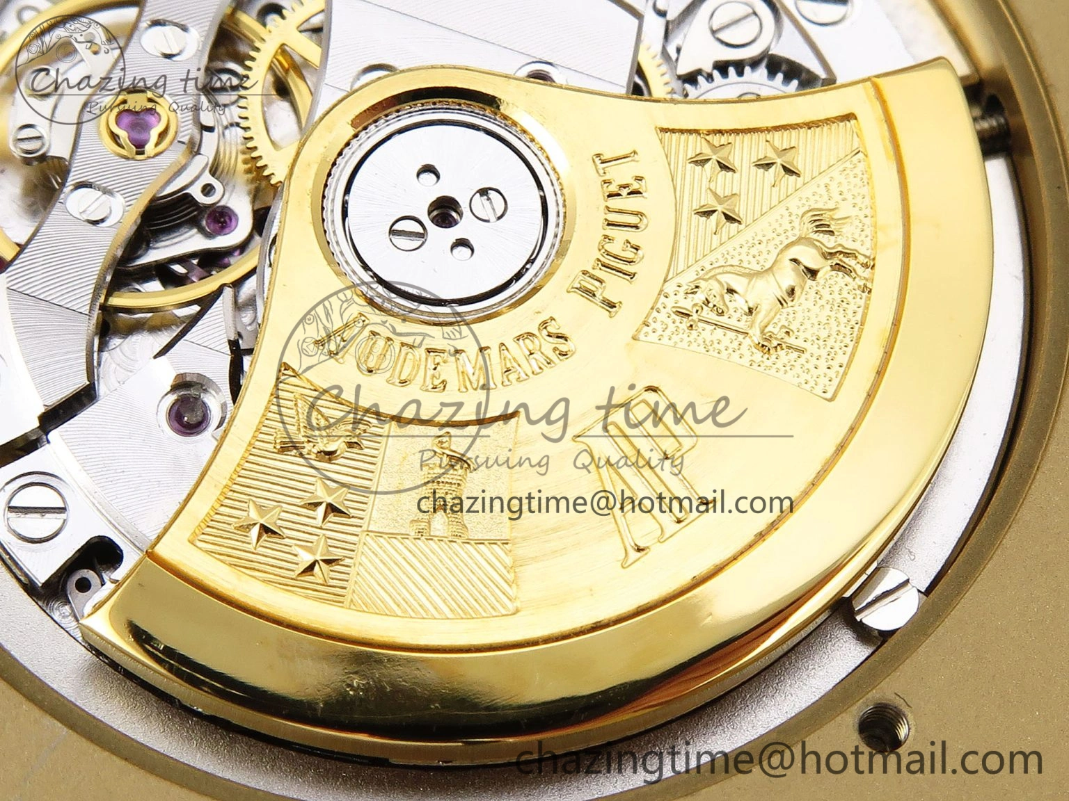 Royal Oak 37mm 15450 YG IPF Best Edition White Dial on YG Bracelet SA3120 Super Clone Casual 4566