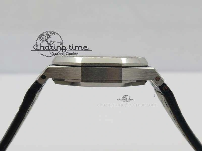 Sustainable Royal Oak 37mm 15452 SS Full Paved Diamonds JF 1:1 Best Edition Diamonds Dial On Leather Strap A 5032