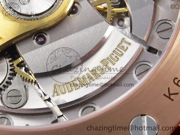 Cozy Royal Oak 37mm 15454 Frosted RG APSF 1:1 Best Edition RG Textured Dial on Frosted RG Bracelet SA3120 Super Clone 4462