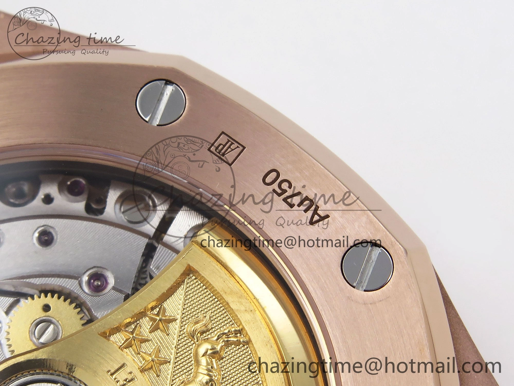 Cozy Royal Oak 37mm 15454 Frosted RG APSF 1:1 Best Edition RG Textured Dial on Frosted RG Bracelet SA3120 Super Clone 4462