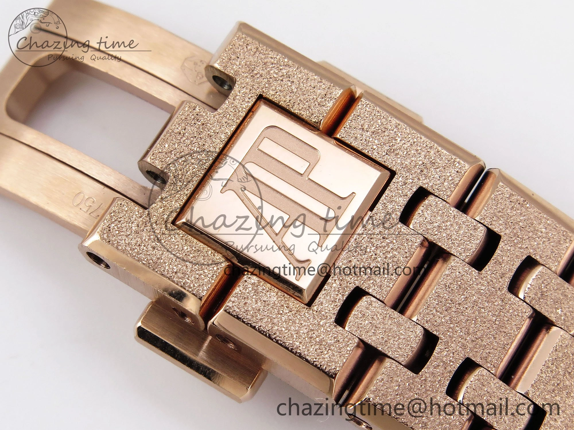Cozy Royal Oak 37mm 15454 Frosted RG APSF 1:1 Best Edition RG Textured Dial on Frosted RG Bracelet SA3120 Super Clone 4462