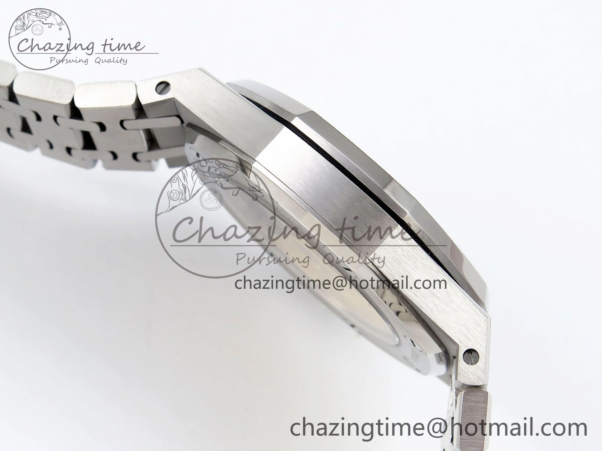 Soft Royal Oak 37mm 15454 Frosted SS APSF 1:1 Best Edition Black Textured Dial on Frosted SS Bracelet SA3120 Super Clone 4461