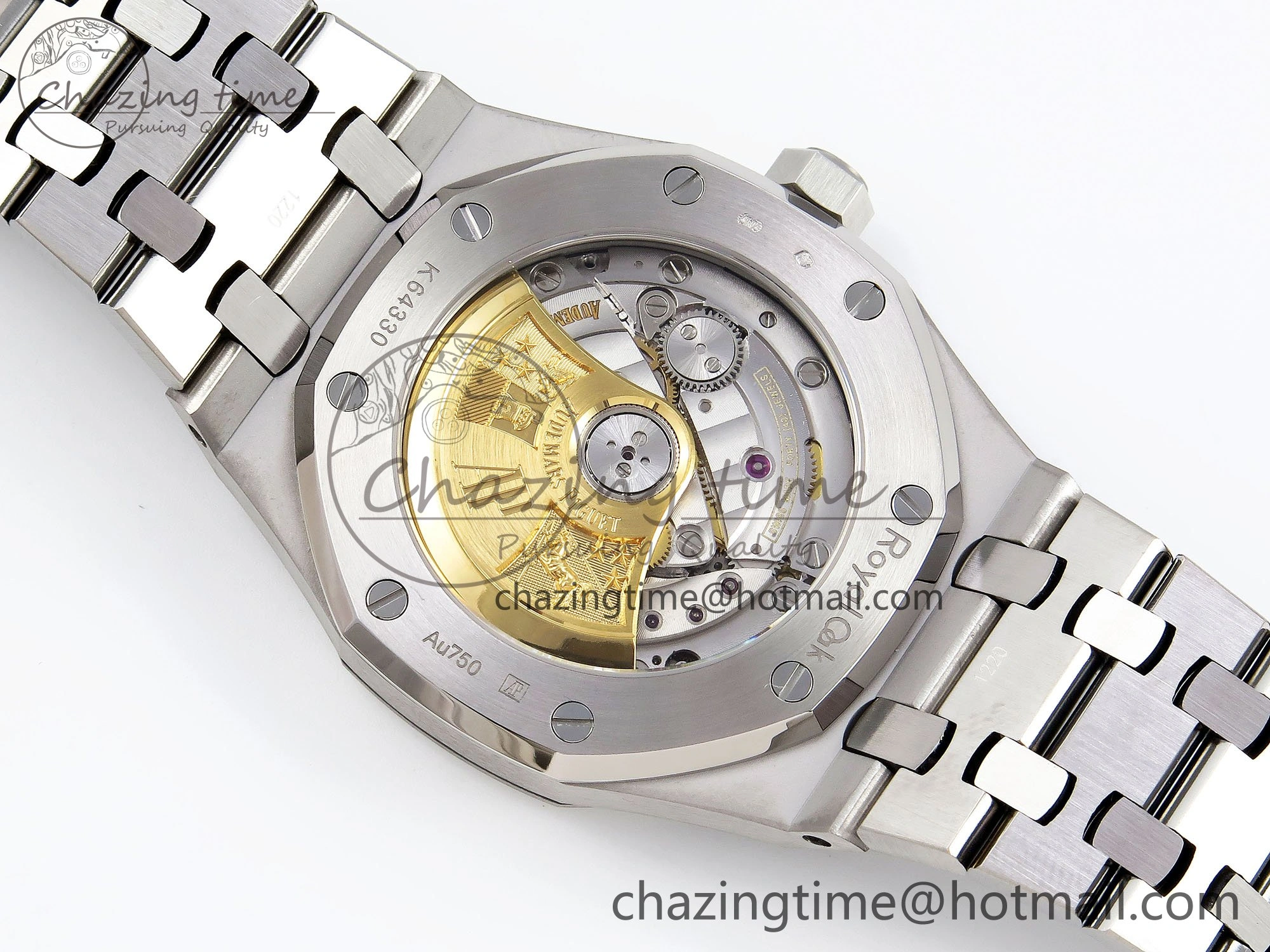 Soft Royal Oak 37mm 15454 Frosted SS APSF 1:1 Best Edition Black Textured Dial on Frosted SS Bracelet SA3120 Super Clone 4461