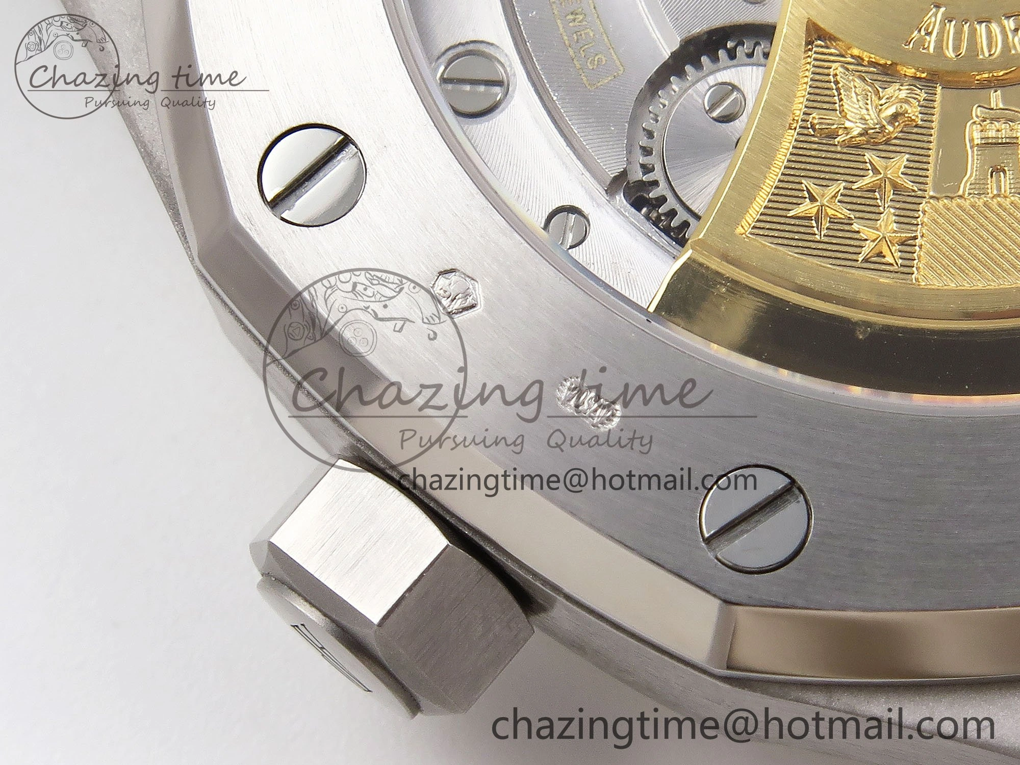 Soft Royal Oak 37mm 15454 Frosted SS APSF 1:1 Best Edition Black Textured Dial on Frosted SS Bracelet SA3120 Super Clone 4461