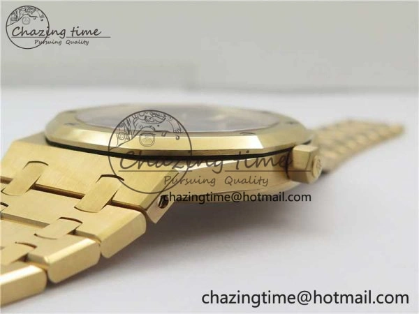 Royal Oak 39mm 15202 RG ZF 1:1 Best Edition Blue Textured Dial on RG Bracelet A Efficient 4815