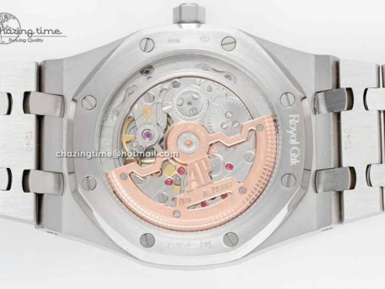 Royal Oak 39mm 15202 SS BF 1:1 Best Edition White Textured Dial on SS Bracelet A RelaxedFit 4578