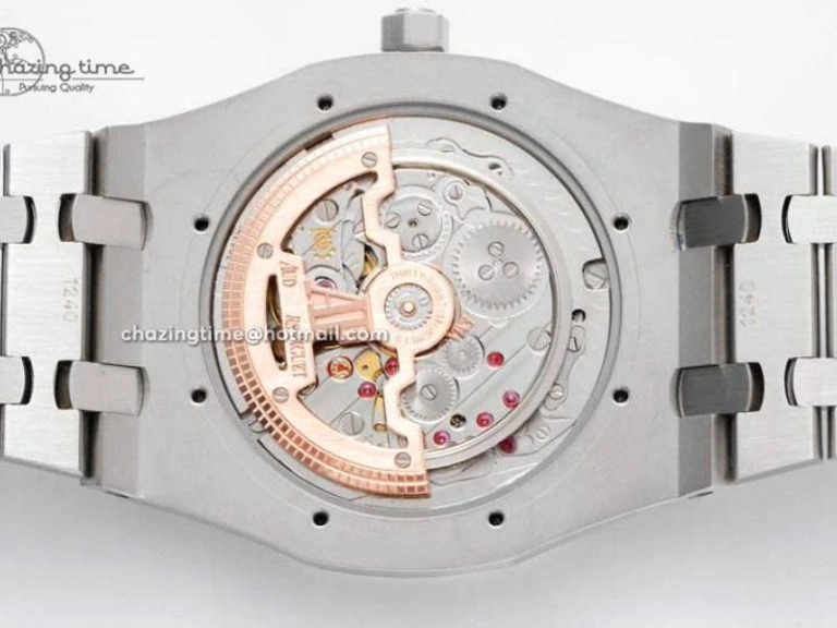Royal Oak 39mm 15202 SS BF 1:1 Best Edition White Textured Dial on SS Bracelet A RelaxedFit 4578