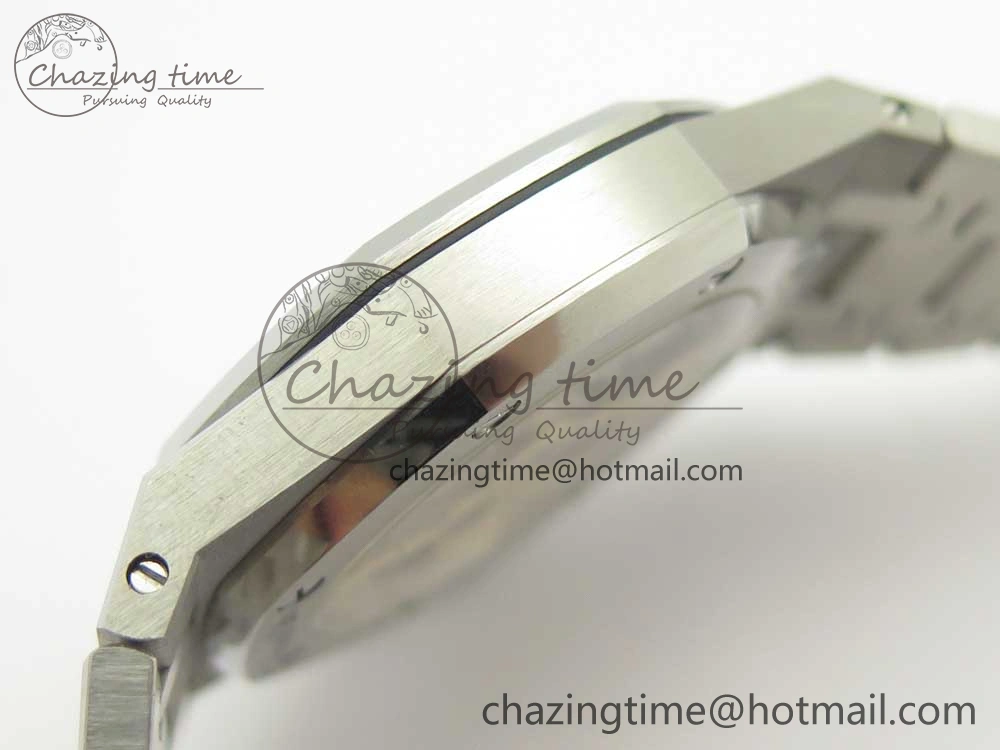 Royal Oak 39mm 15202 SS JF 1:1 Best Edition Blue Textured Dial on SS Bracelet A SportInspired 4897