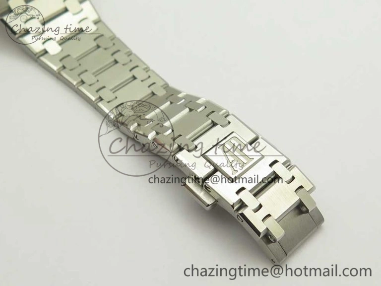 Royal Oak 39mm 15202 SS JF 1:1 Best Edition Blue Textured Dial on SS Bracelet A SportInspired 4897